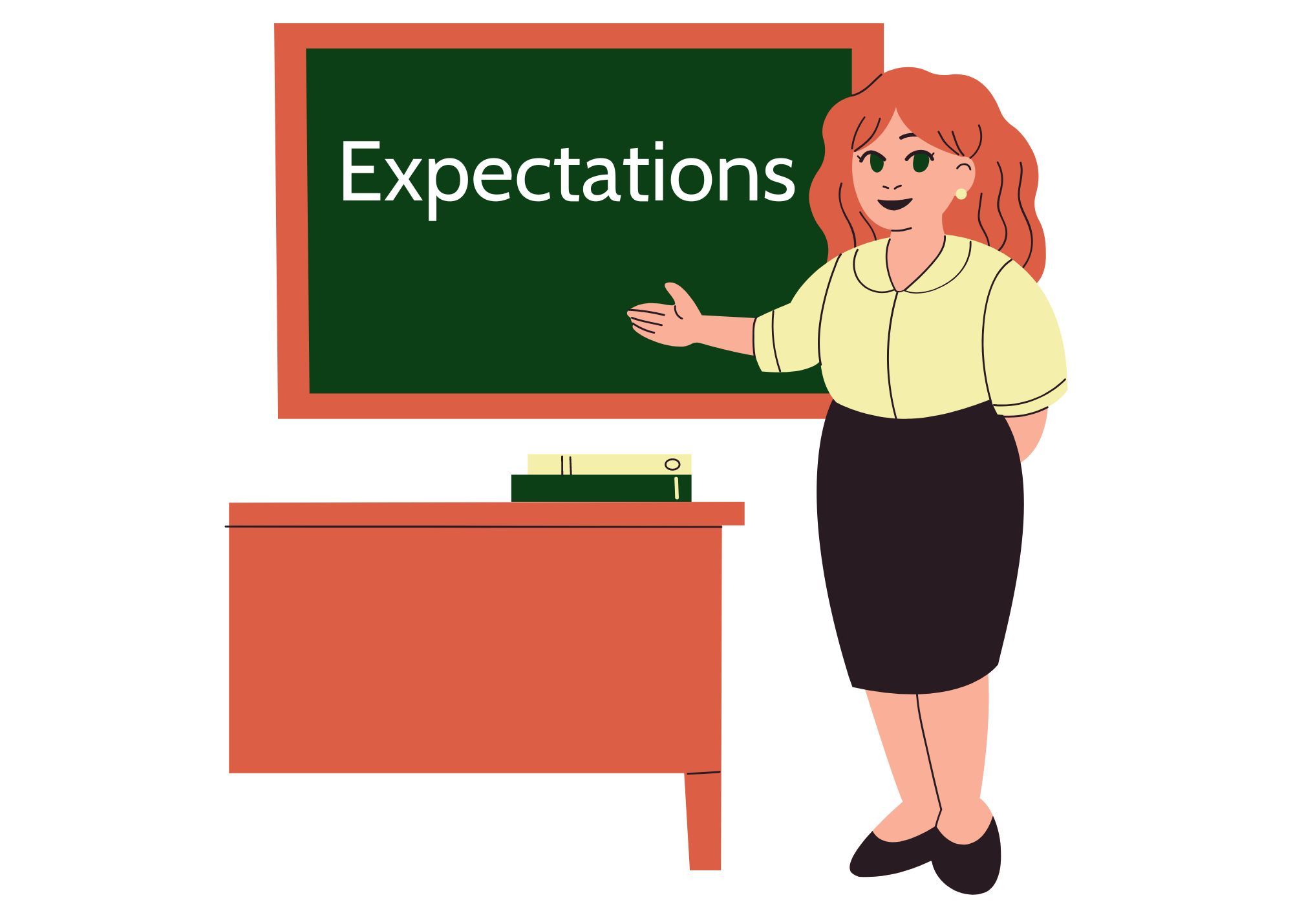 Teacher saying expectations